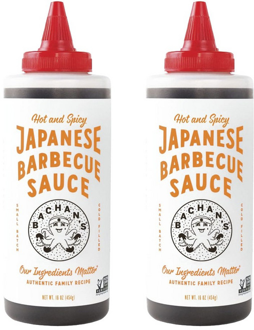바찬스 재패니즈 바비큐 소스 핫 앤 스파이시, 454g, 2개