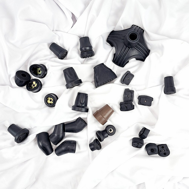 (노인장기요양 복지용구 지팡이 포함) 노인 일자 지팡이 고무 패킹 캡 모음 생고무 리필 워커 사발 교환용 고무팁 바킹 추가 구입, 1개, CHOICE-01 고무팁 1개