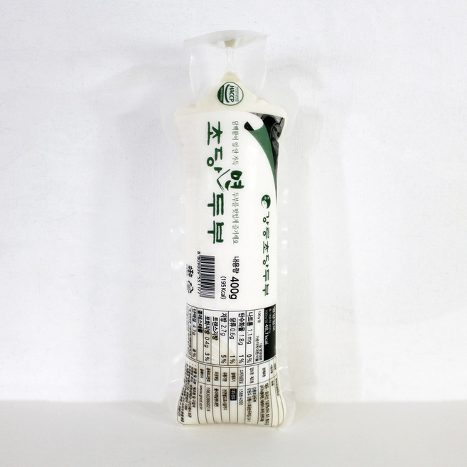 [강릉초당두부] 튜브형 순두부 연두부 400g, 튜브연두부400g 3개, 1개