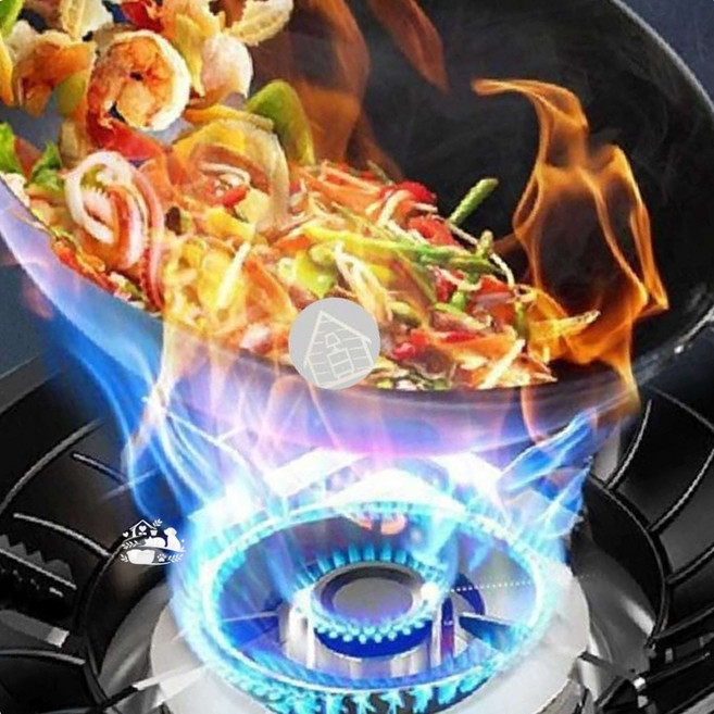 캠핑 가스버너용 바람막이 차단판 가스렌지삼발이 가스레인지가림막 화구커버, 화구바람막이-블랙