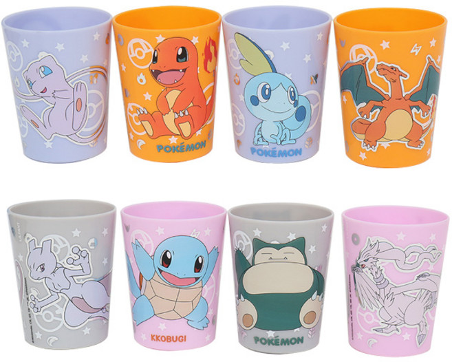 포켓몬스터 컵 [단단한컬러 4P], 1세트, 포켓몬스터-SP0085-마카롱