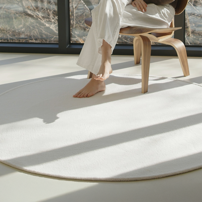 호이데코 워셔블 코지 원형 러그