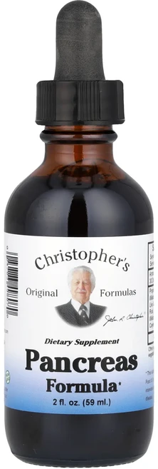 Christopher's Original Formulas 췌장 보조 성분 2 fl oz (59 ml), ChristophersOriginalFormulas췌장, 1개, 59ml - 쿠팡