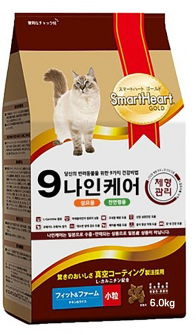 나인케어 체형 관리 6kg 고양이 사료, 1개