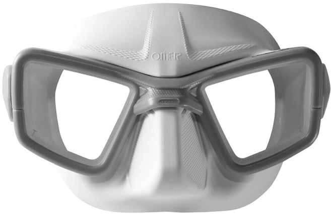 Omer UP-M1 아쿠아 마스크 고글 MS129112, 하얀색, 1개