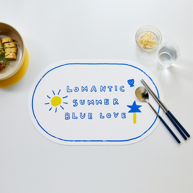 [모던하우스 광주역점] 썸머블루 실리콘 식탁매트_PERFECT, 1개