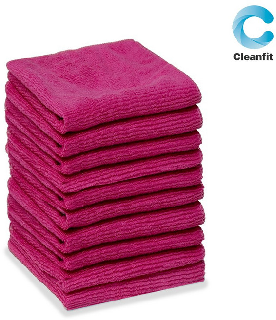 하이텍 경편극세사 손걸레 분홍, 경편(분홍), 10개