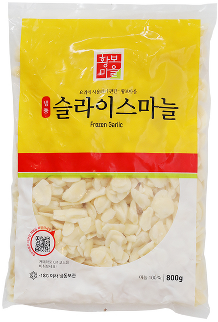 황보마을 냉동슬라이스마늘, 13개