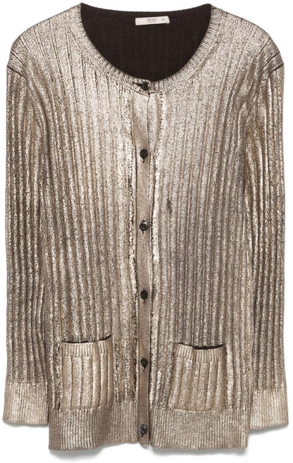 프라다 중고 2000's 골지 가디건