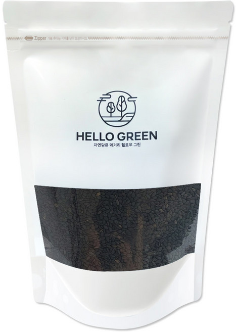 헬로우그린 볶은 검은깨 검정깨 300g(팩) 흑임자 100% 저온로스팅, 1개, 300g
