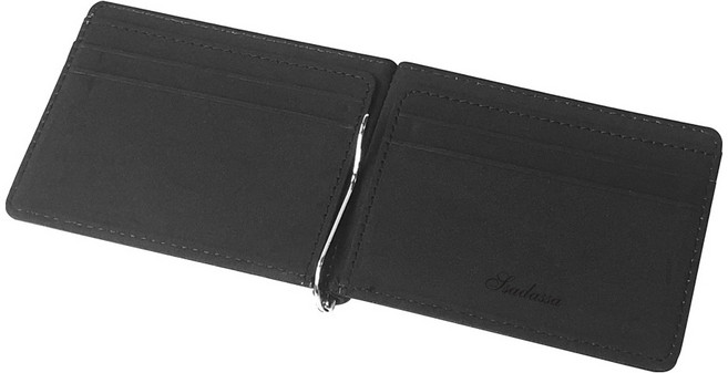 애치비 슬림 지페클립 남성 가죽 카드지갑