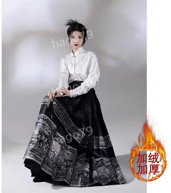 개량 한복 연극 공연 무대 의상 정통 스커트 투피스 롱치마 투피스세트