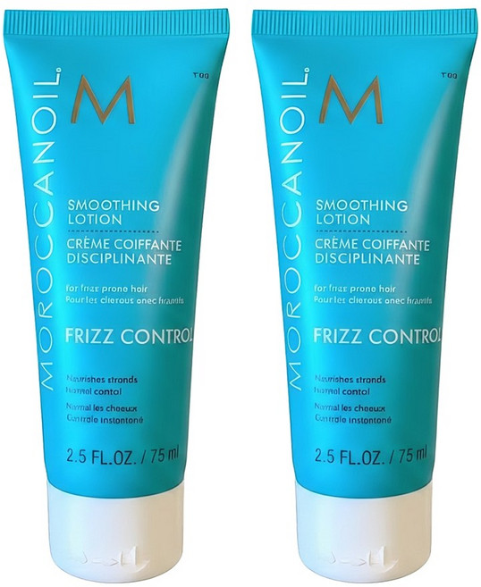 2팩x75ml 모로칸 스무딩 로션 헤어 오일