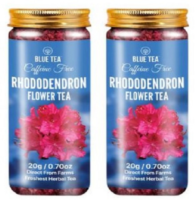 블루티 - 진달래꽃차 - 20컵 | 피부 영양 공급 | 꽃차 - 항산화, 1개, 20g