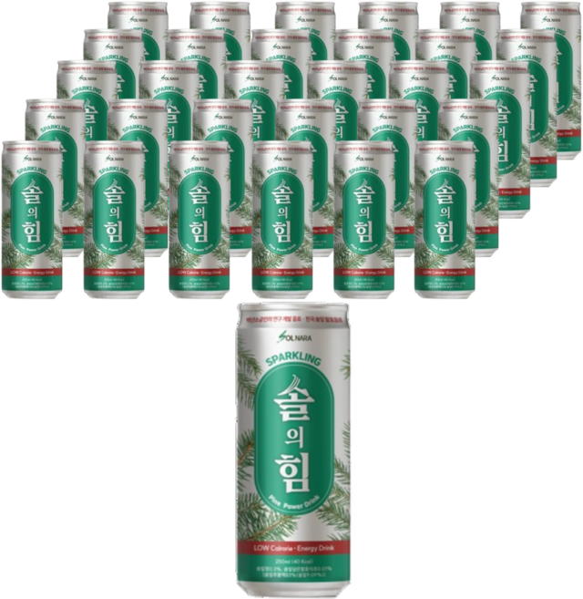 솔의힘 저칼로리 에너지드링크 250ml, 300개입