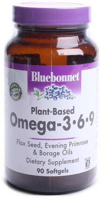 Bluebonnet 植物性Omega369軟膠囊, 90顆, 1罐
