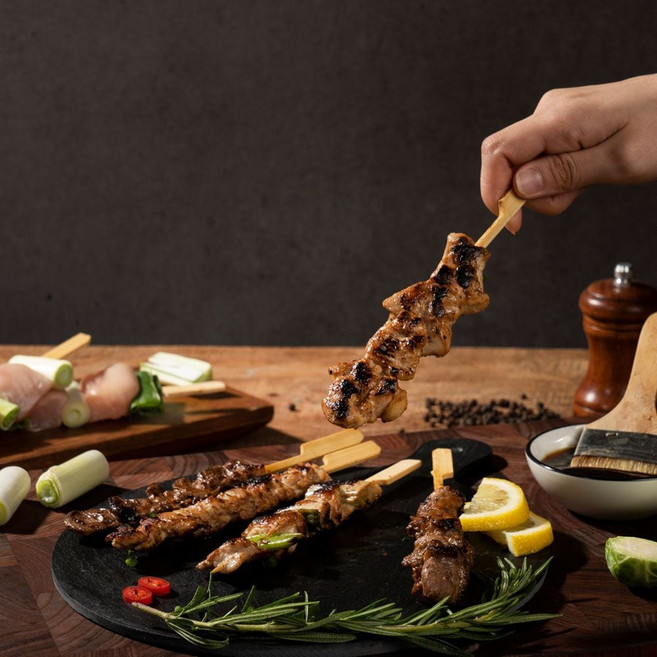 캠핑음식 닭꼬치 야키토리 수제 모듬꼬치 구이 10개입 ehd+25313II, 450g, 1개