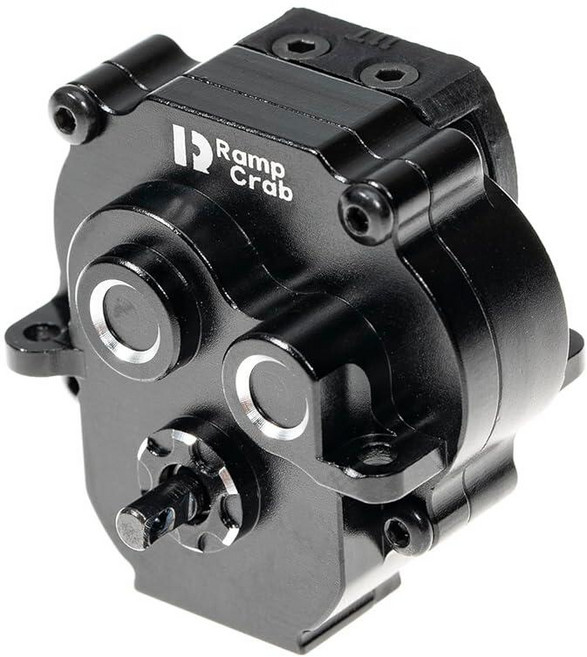 램프크랩 알루미늄 변속기 기어박스 세트 TRX4M의 저거리(크롤) 40.3:1 감소 비율 금속 케이스 기어 베어링 1/18 TRX4-M RC 자동차 업그레이드 부품 액세서리, Style B