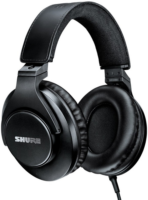 [청소키트증정] SHURE 슈어 SRH440A 스튜디오 모니터 헤드폰 밀폐형 모니터링 헤드폰
