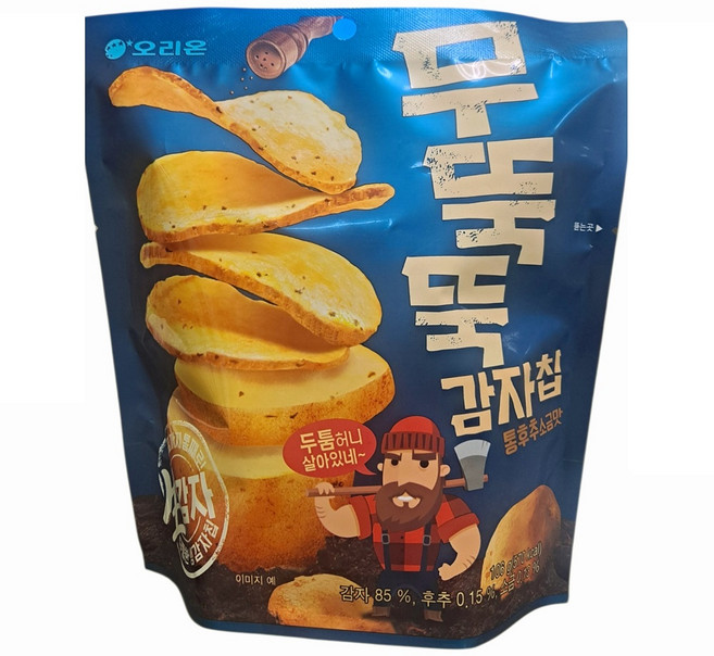 오리온 무뚝뚝 감자칩 통후추소금맛, 106g, 1개