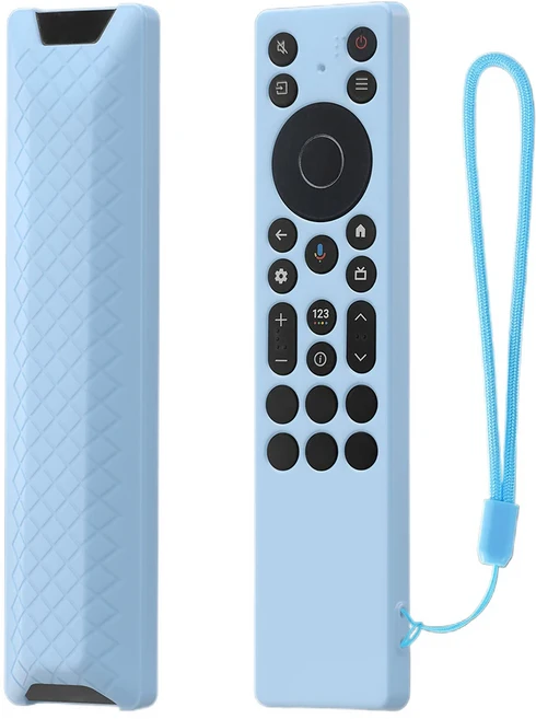 호환 TCL RC923A/RC813A 보호 커버 미끄럼 방지 원격 제어 보호 케이스 방수 방수 RC 커버 스마트 TV, 05 Blue, 01 CHINA