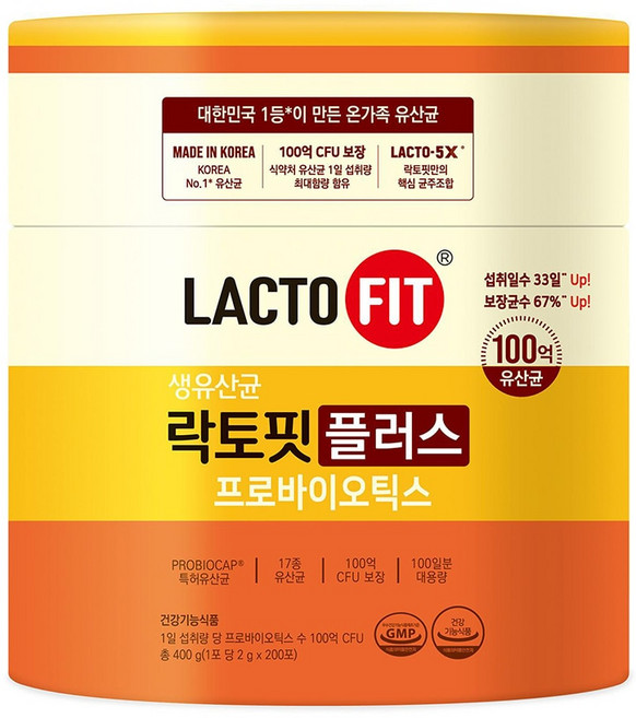 코스트코 종근당건강 락토핏 플러스 프로바이오틱스 2.000m g x 200포 710000, 1개