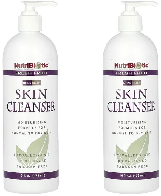 뉴트리바이오틱 스킨 클렌저 프레시 프루트 473ml 2개 솝프리 세안제 - 쿠팡