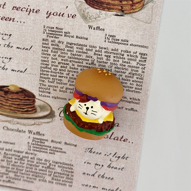 헤이드로우 고양이 마그넷, 2. 햄버거