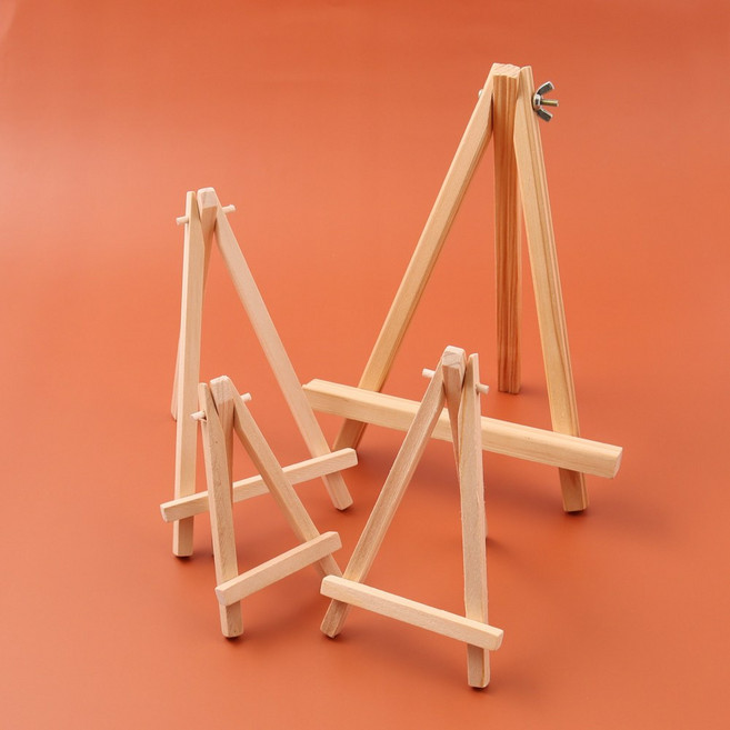 미니 이젤 나무이젤 A형 원목 액자 디스플레이 작품 다용도 캔버스 전시 스크랩북 받침대