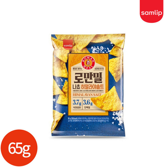 삼립 로만밀 나쵸 히말라야 솔트, 16개, 65g