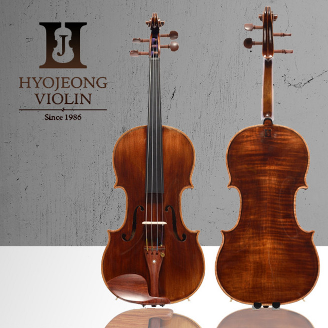 HYOJEONG 효정바이올린 HV-500 고급케이스 도미넌트현 기본장착, 3/4사이즈 (12~13세), 1개