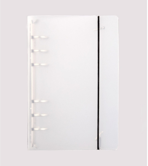 A5 6공 하드바인더 커버 다이어리 + 리필속지, MILK_하드바인더+속지1칸(25장), 1개