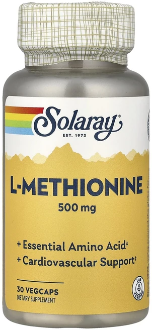 쏠라레이 l-메티오닌 500mg 30 베지캡슐, 6개, 30정 - 쿠팡