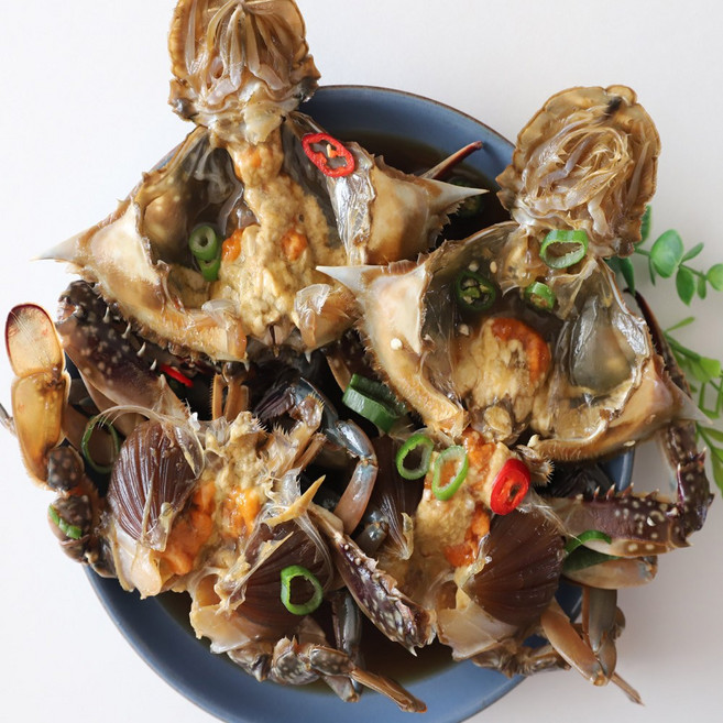 여수 암 꽃게 간장게장 양념게장 2미, 간장게장 2미 (1.1kg), 1개, 1.1kg