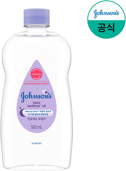 존슨즈베이비 베드타임 베이비 오일, 500ml, 1개