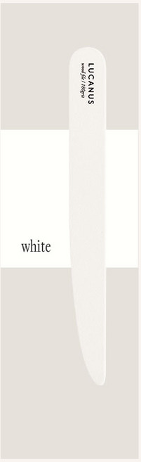 루카너스 어텀 풀컬러 네일파일 국산 손톱버퍼, 1개, 화이트