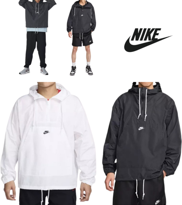나이키 국내매장정품 아노락 윈드러너 가벼운 바람막이경량후드 러닝집업 발수 우븐