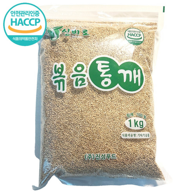 신비로 진성푸드 볶음 통깨, 1개, 1kg