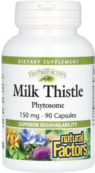 몸관리하세요 겨울입니다 Natural Factors Herbal Factors 밀크시슬 150mg 캡슐 90정 특별관리진행, Natural Factors Herbal Fact..., 1개 - 쿠팡