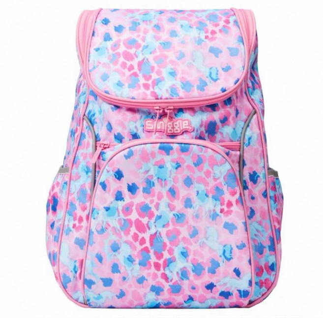 Smiggle 豹紋後背包, 飛馬粉藍包