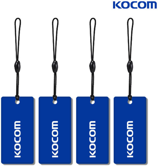 코콤 도어락 카드키, 4개, (신형)고리형