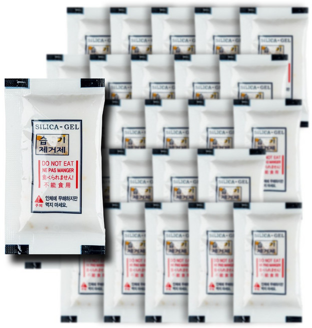 삼성겔 [PET 비닐] 식품용 실리카겔 제습제 습기제거제 건조제, 10g, 100개