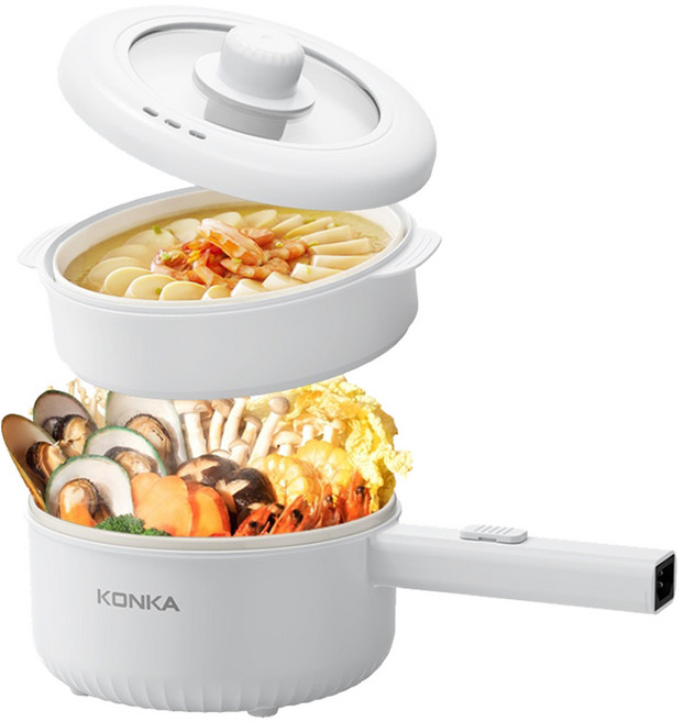 콘카 다용도 전기 냄비 1.6L, KGZG-15M08 (L)