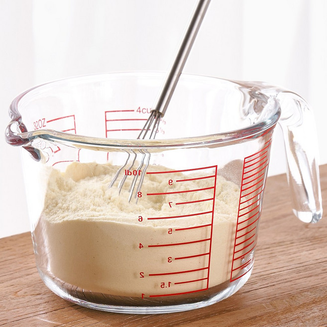 네오플램 내열유리 계량컵 눈금 비이커 1000ml, 투명, 1개