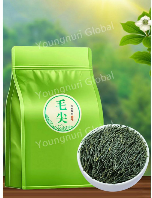 모첨 녹차 명전 특급 농향 고산차 대용량 500g 실속형 잎차, 250g, 250g, 1개, 1개입