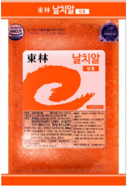 날치알 담홍 동림 냉동날치알 (아이스박스 포함), 1개, 800g