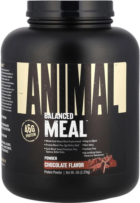 Animal Balanced Meal™ 프로틴 파우더 초콜릿 2.27kg(5lbs), AnimalBalancedMeal프로틴파우더초콜릿227, 2.27kg, 1개 - 쿠팡