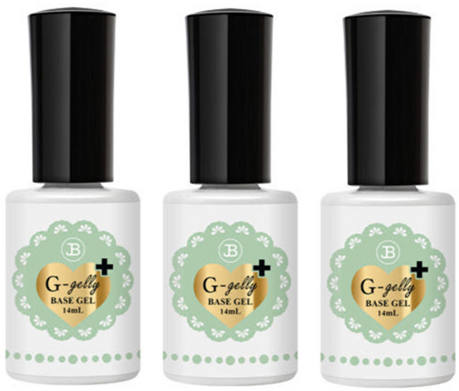 그라시아 진비 지젤리 베이스젤 플러스 미산성 14ml 3개, 투명