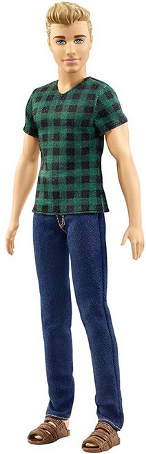 바비 패셔니스타 켄 인형 체크 스타일