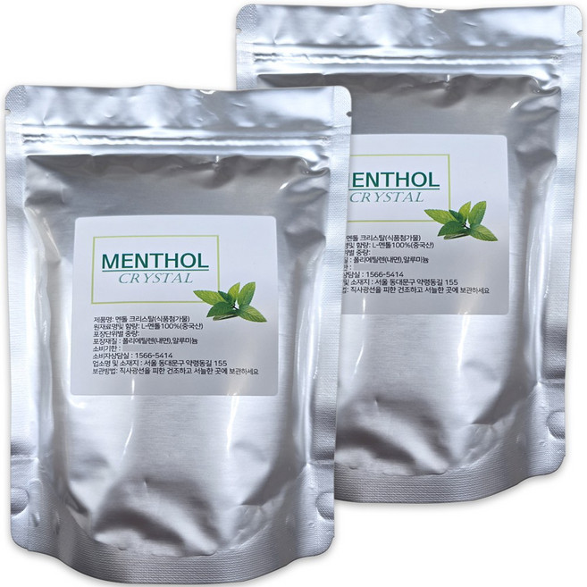멘톨 크리스탈 박하 멘솔, 300g, 2개